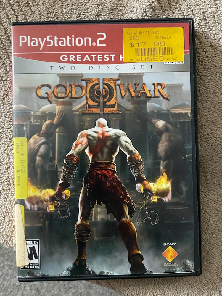 God of War II Greatest Hits Two Disc Set PS2