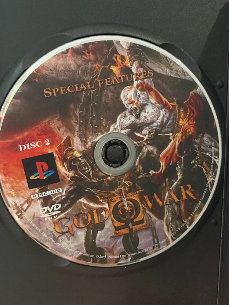 God of War II Greatest Hits Two Disc Set PS2 - photo 2