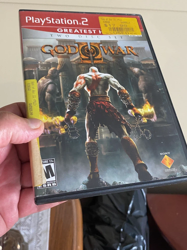 God of War II Greatest Hits Two Disc Set PS2 - photo 4