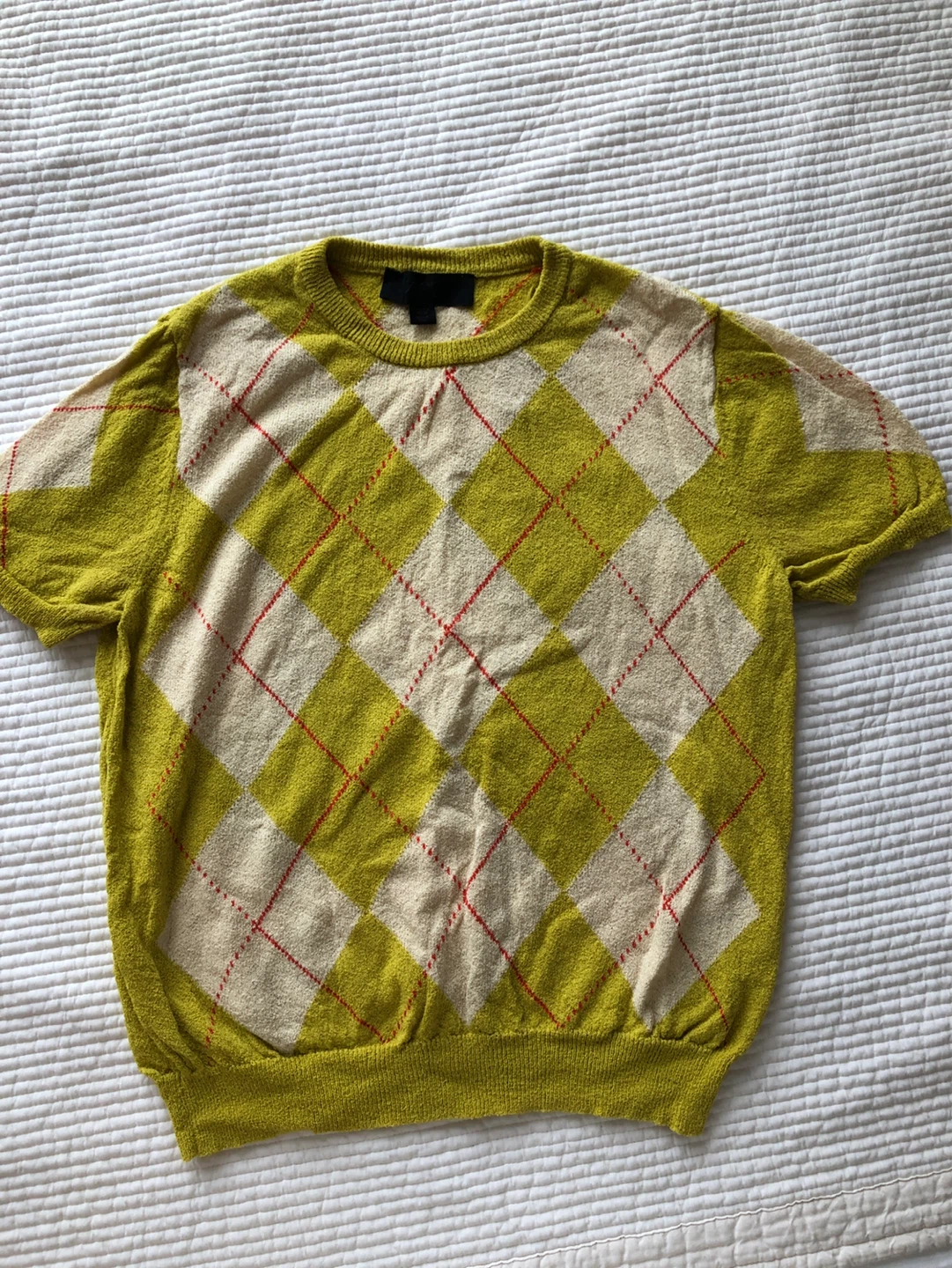 ZARA Argyle Sweater