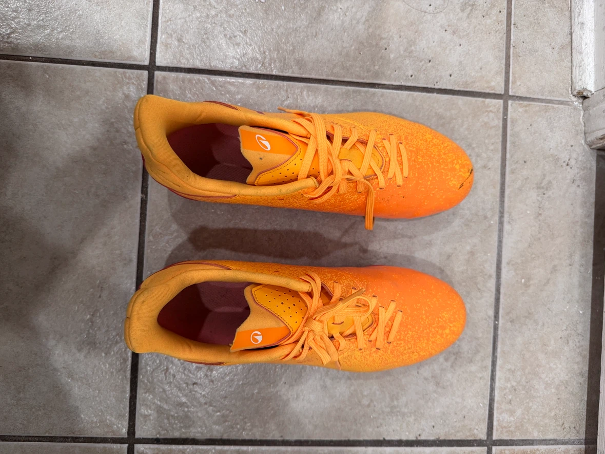 Orange Soccer Cleats