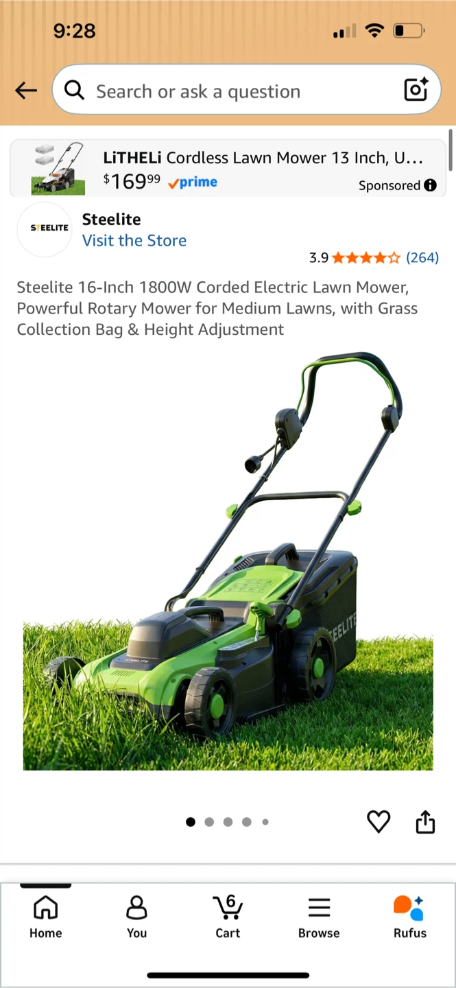 Steelite DG597 Electric Lawn Mower - photo 5