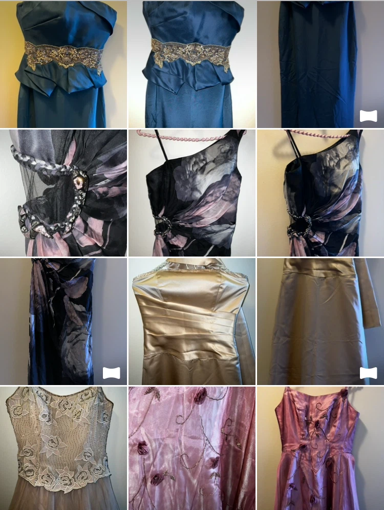 Strapless Satin Formal Dresses-price of Each
