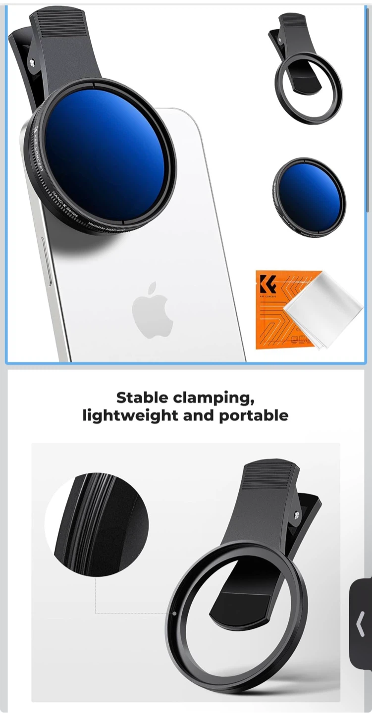 K&F Concept Variable ND2-400 Lens Filter