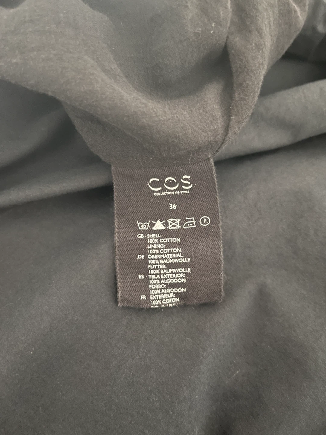 COS Black Balloon Sleeve Top - photo 4