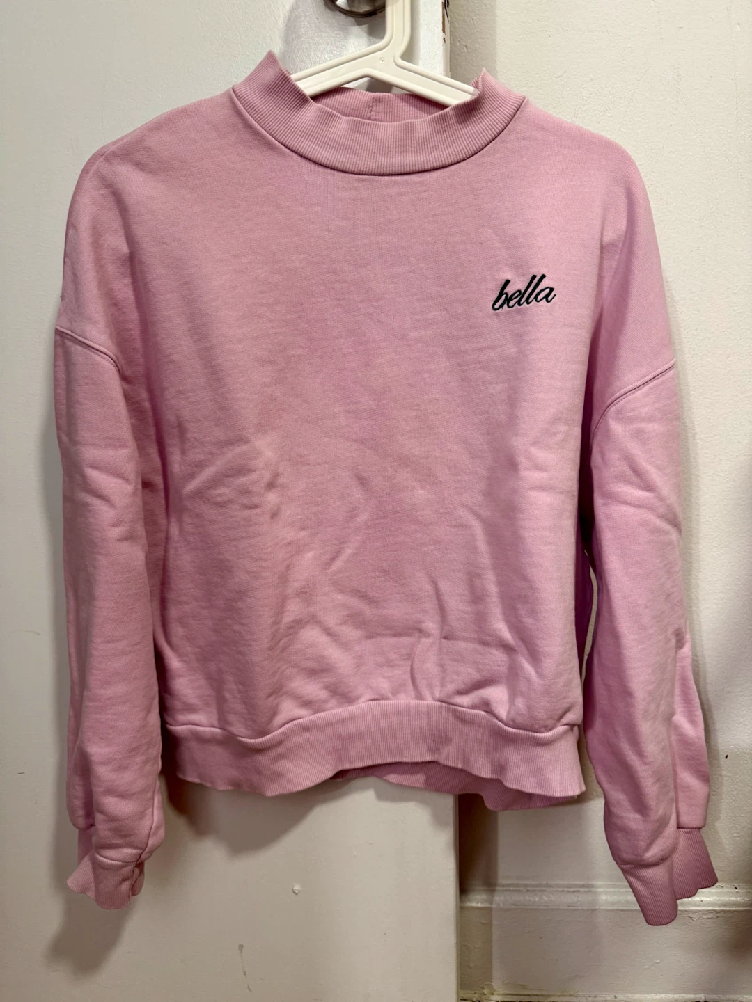 Bershka Pink Sweatshirt Size S