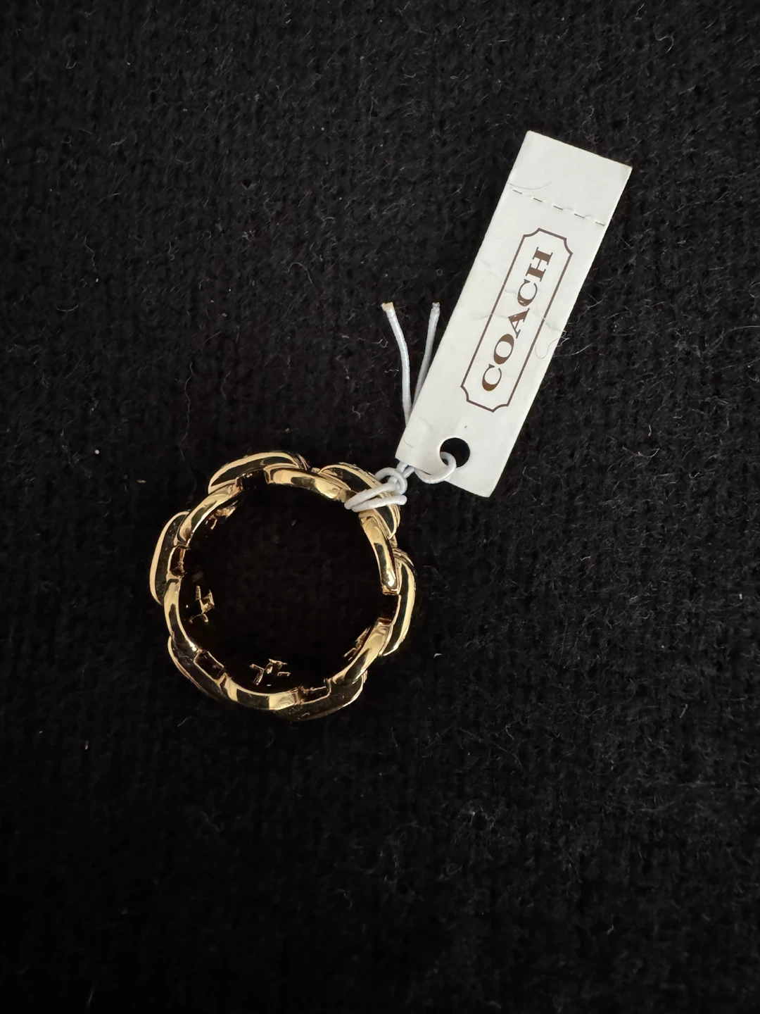 Coach Pavé Linked Ring - photo 2