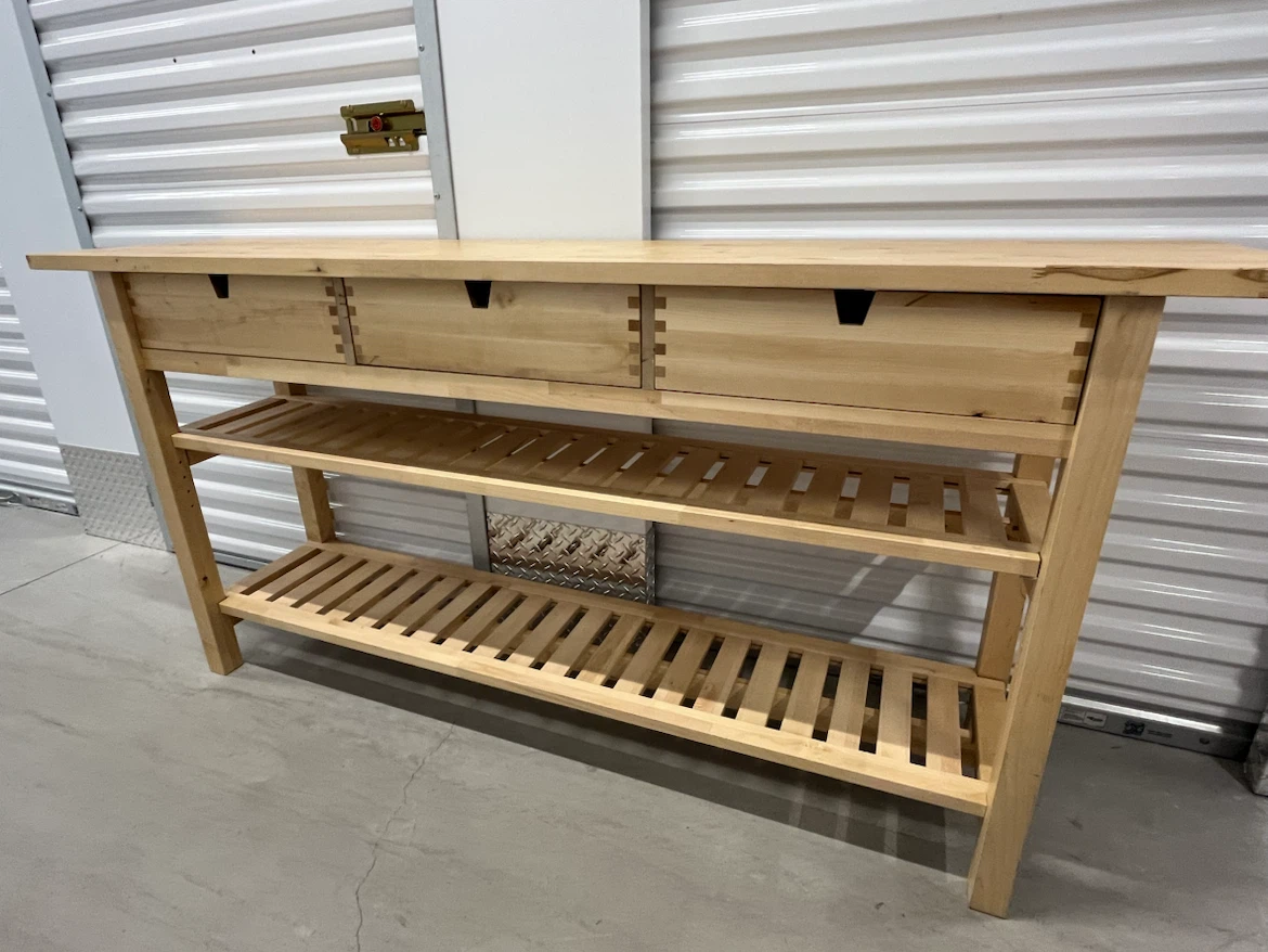 IKEA Ginger Kitchen Island Birch