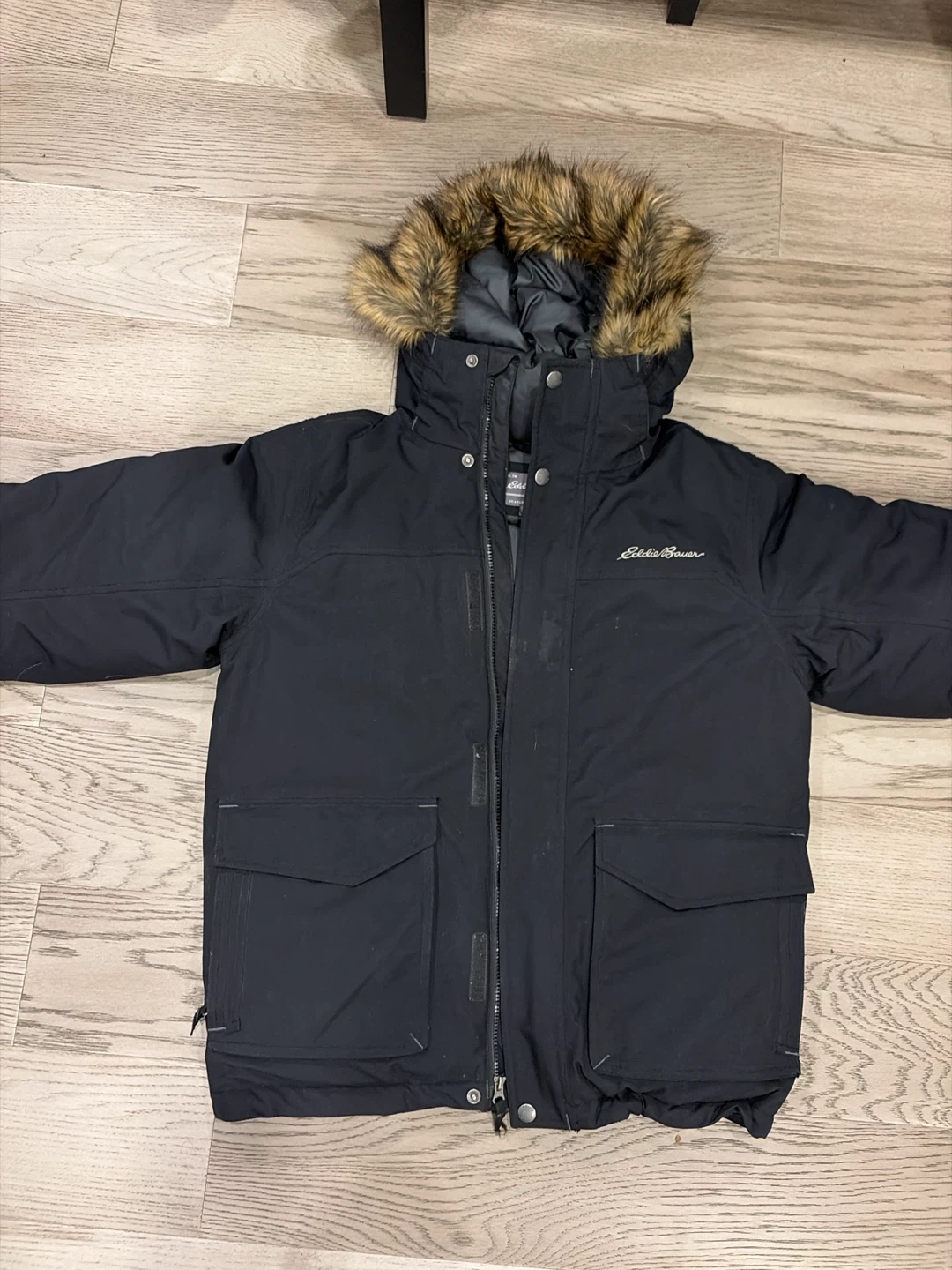 Eddie Bauer Black Winter Parka Jacket