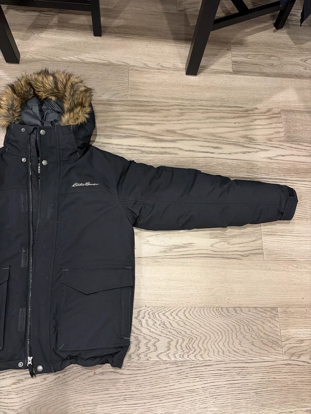 Eddie Bauer Black Winter Parka Jacket - photo 2