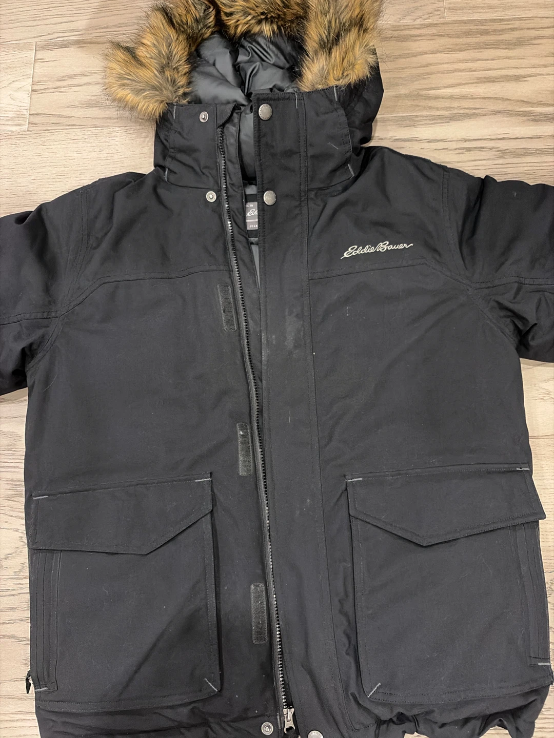 Eddie Bauer Black Winter Parka Jacket - photo 4