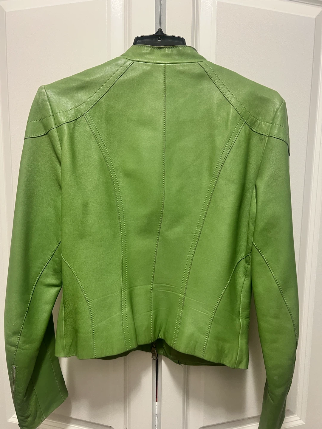 Danier Green Leather Jacket - Size P - photo 4