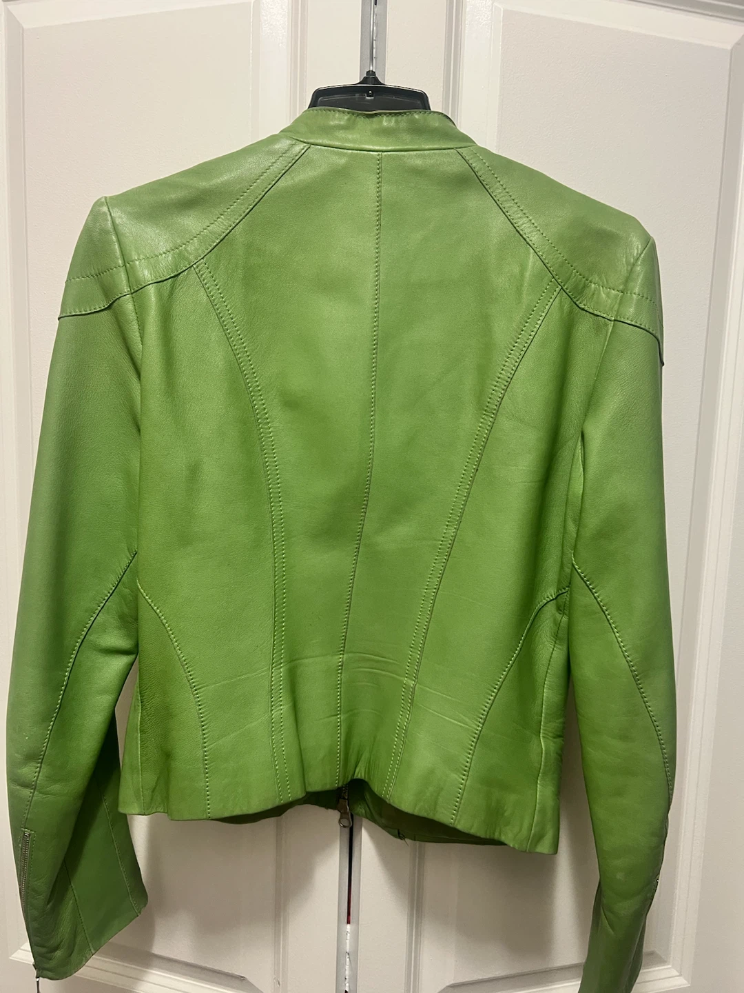 Danier Green Leather Jacket - Size P - photo 5