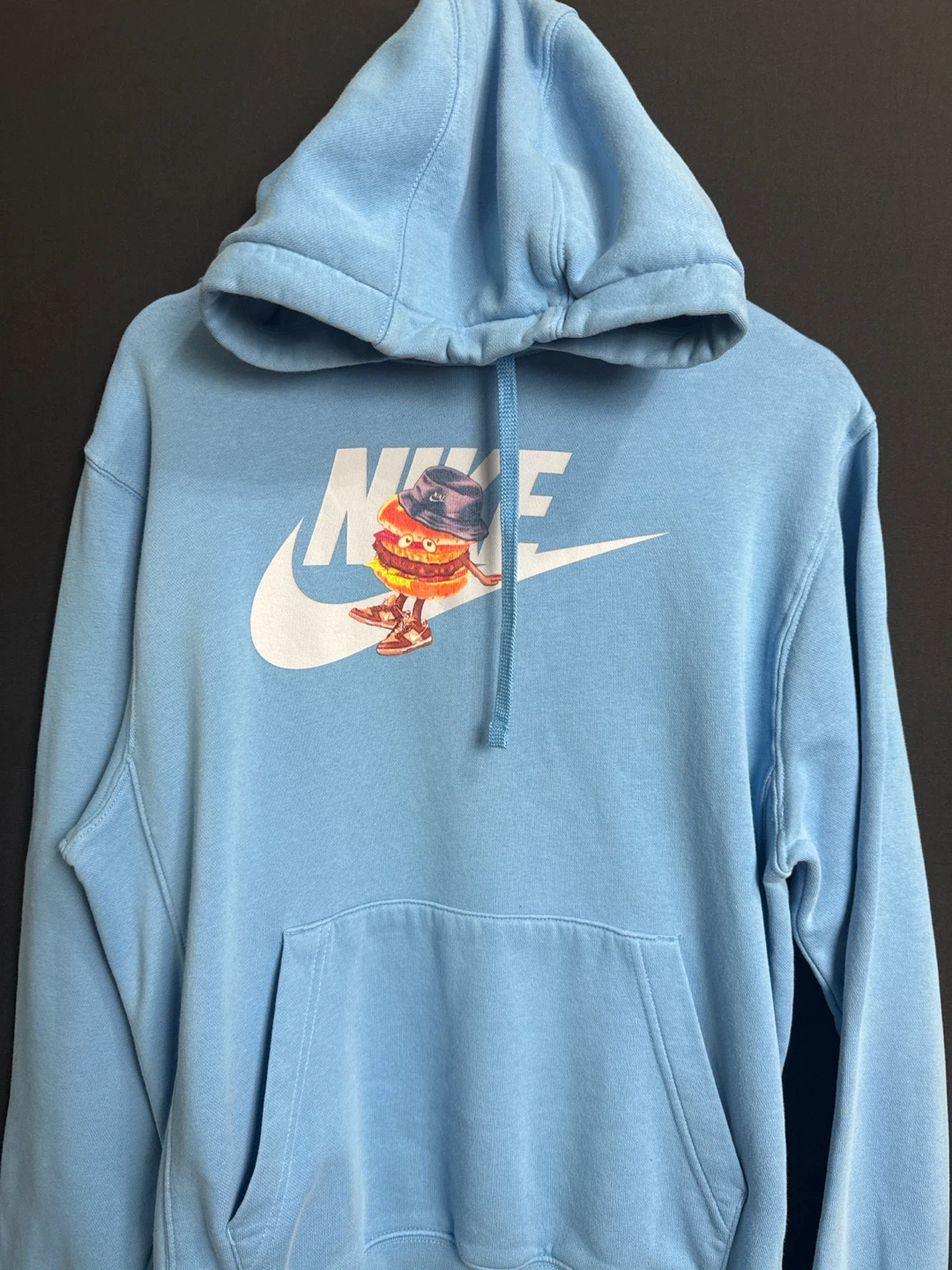 Nike Hoodie with Burger Graphic