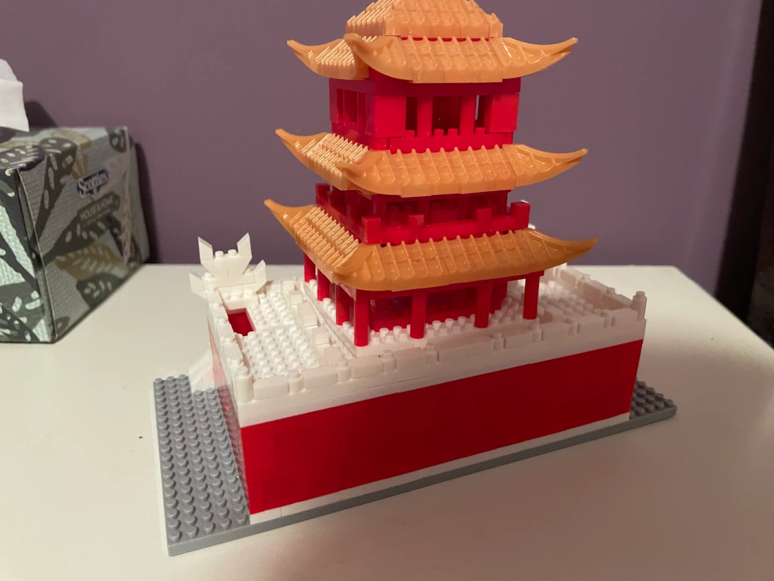 Chinese Pagoda Building Block Set - photo 4