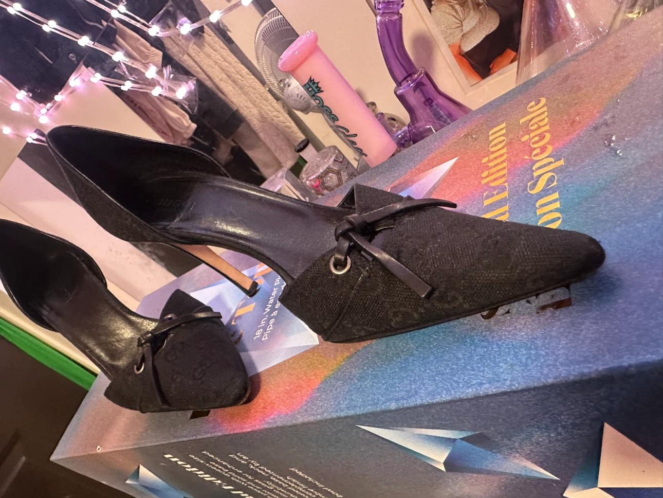 Black Gucci Heels - photo 3