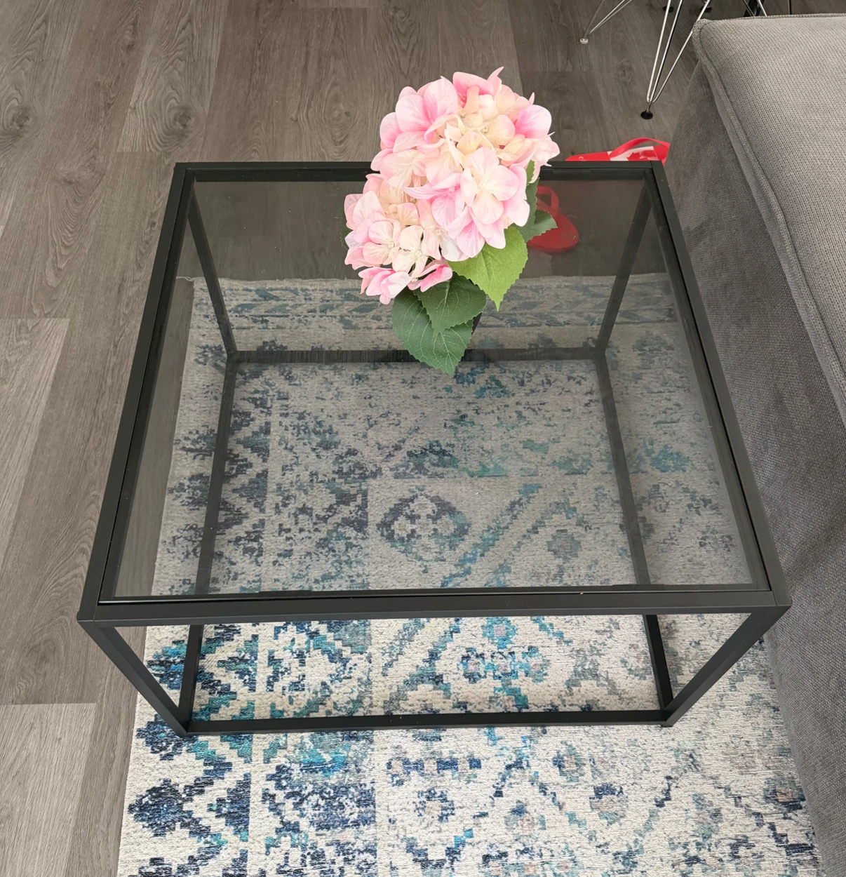 Square Glass Coffee Table - photo 2