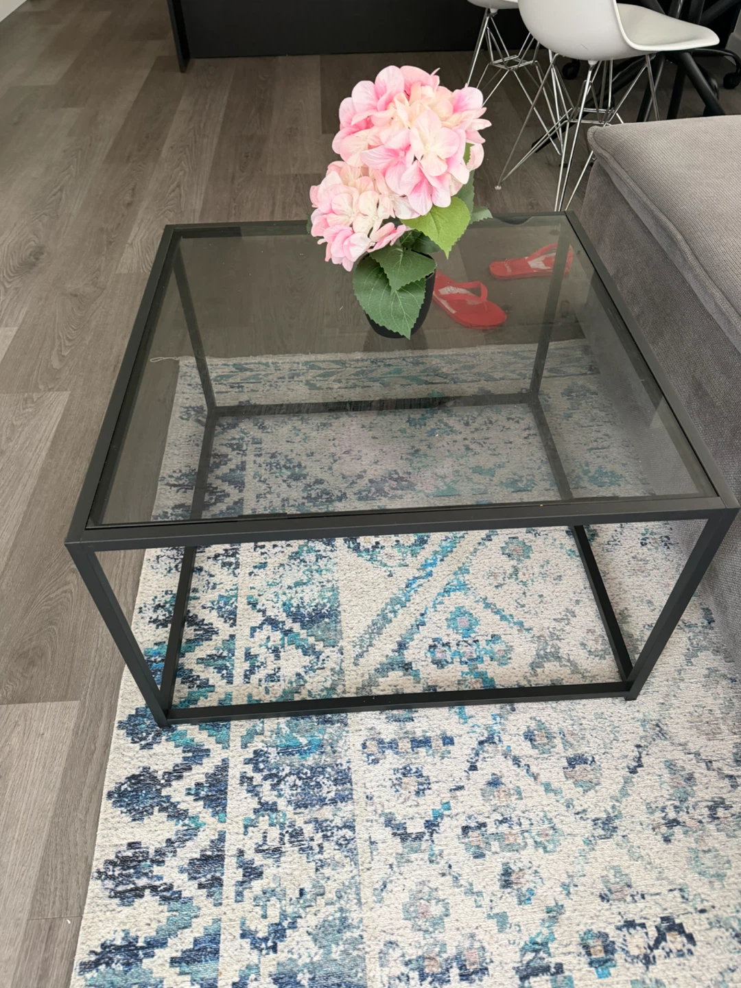 Square Glass Coffee Table - photo 3