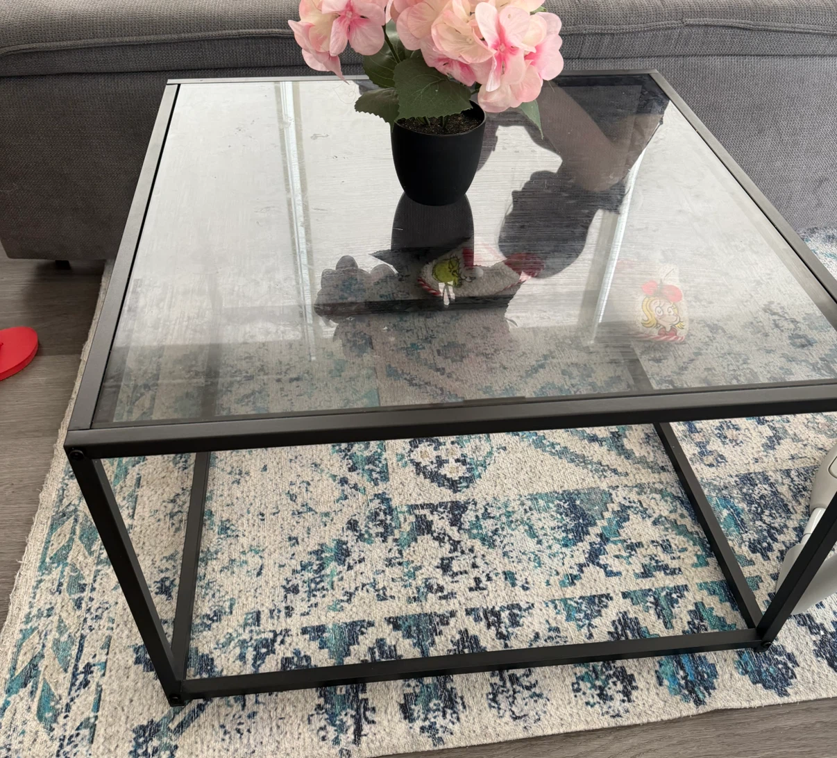 Square Glass Coffee Table - photo 5