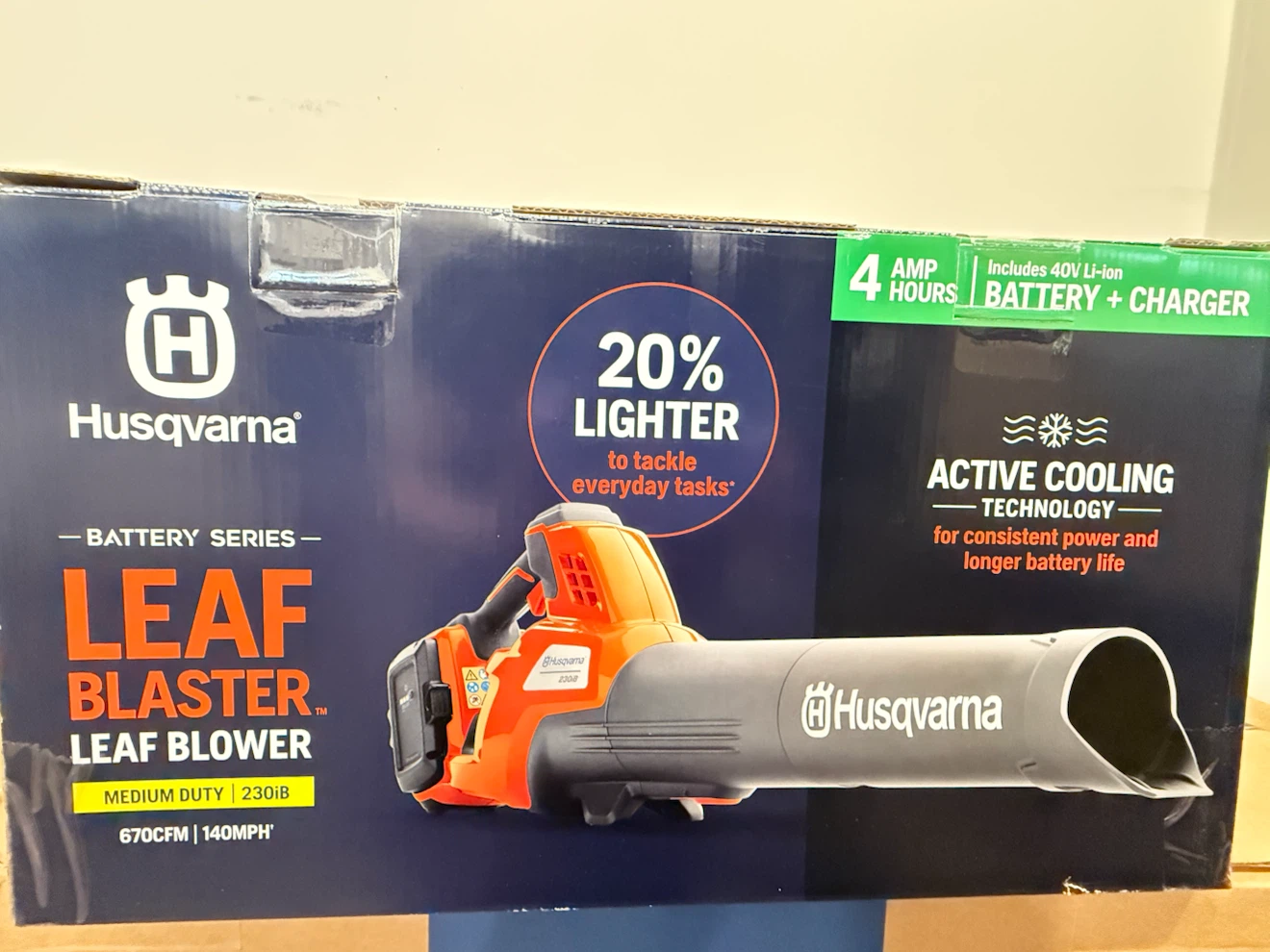 Husqvarna 230iB Leaf Blower - Battery Series - photo 2