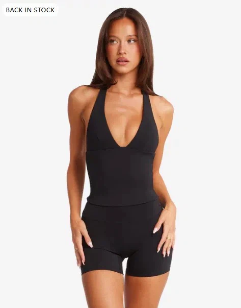 CSB Brand New Black Halter Neck Tank Top - photo 2