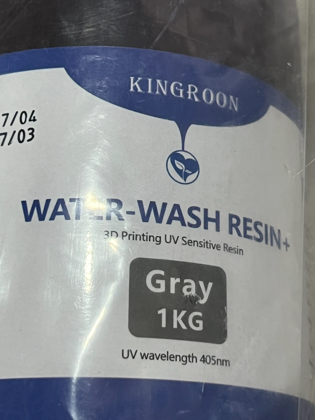 KingRoon Water-Wash Resin Gray 1KG - photo 2