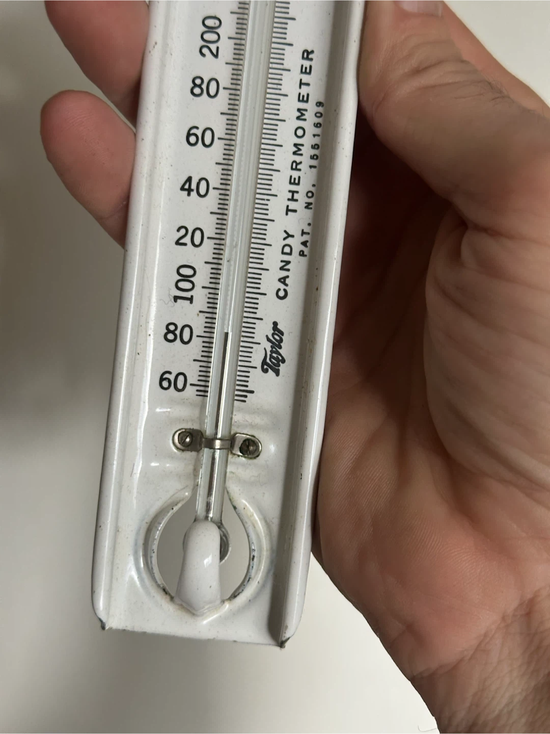 Vintage Taylor Enamel Candy Thermometer - photo 3