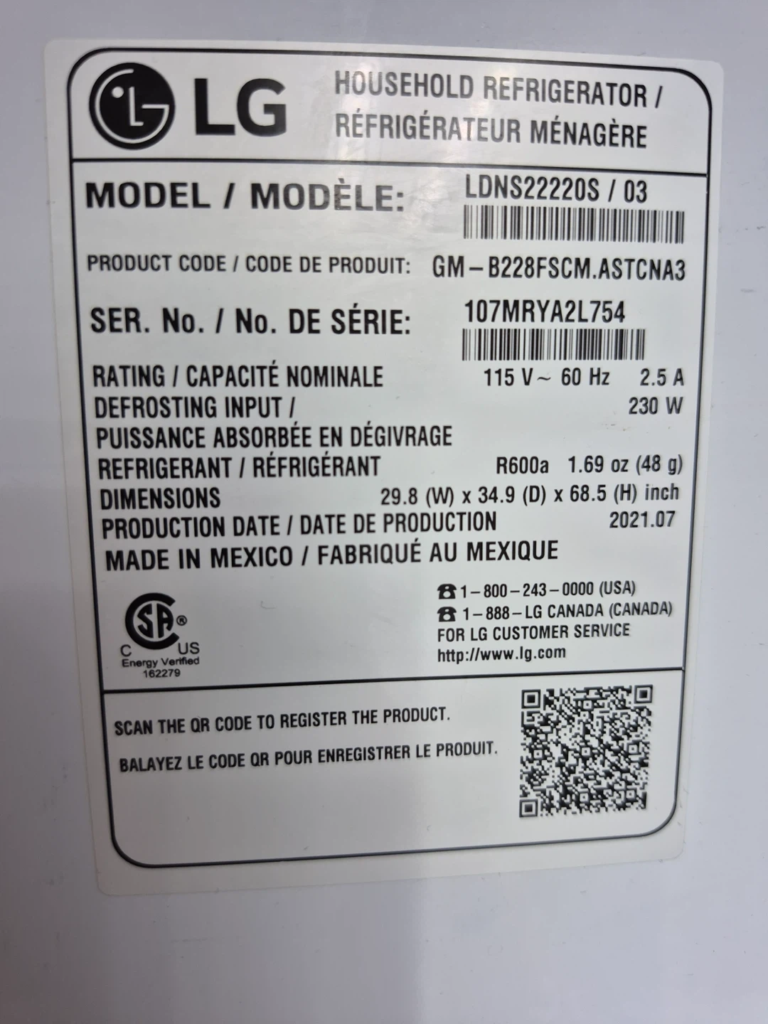 LG Fridge and Stove - photo 3