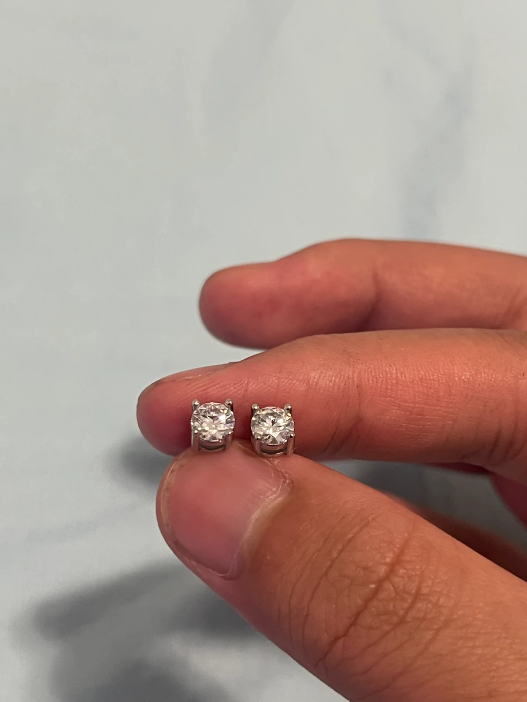 GRA Moissanite Diamond Earrings