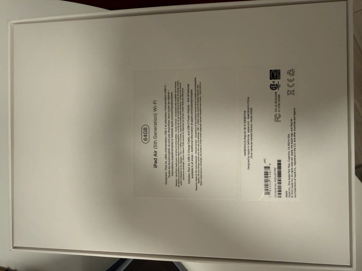 Apple iPad Air (5th Generation) Wi-Fi 64GB - photo 2