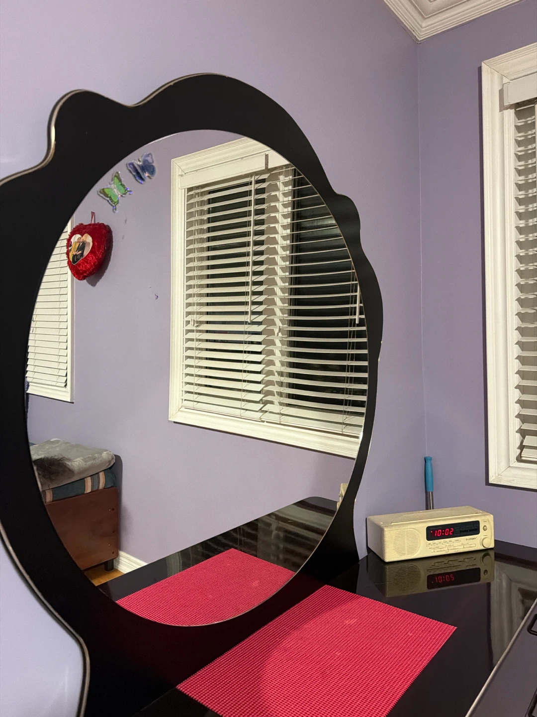 Dark Wood Dresser with Mirror - photo 2