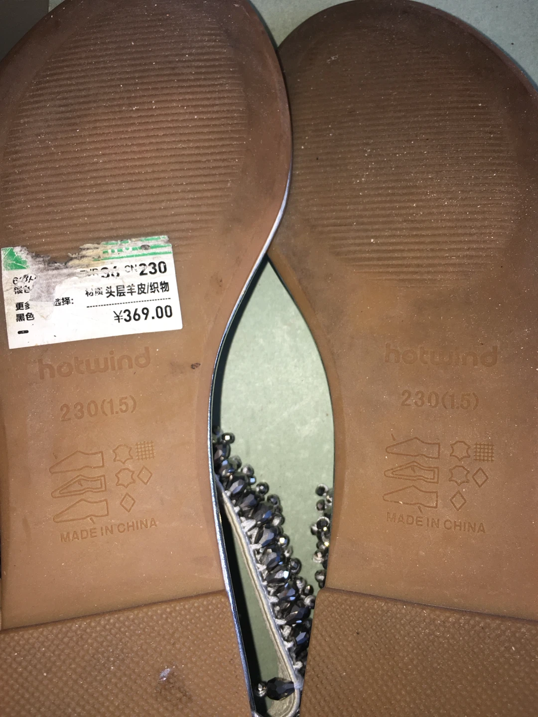Hotwind Silver Embellished Flat Sandals - photo 2