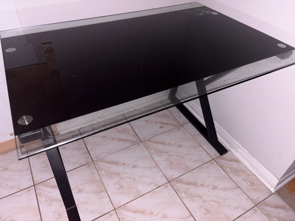 Study Work Glass Table for sale $99 - photo 4