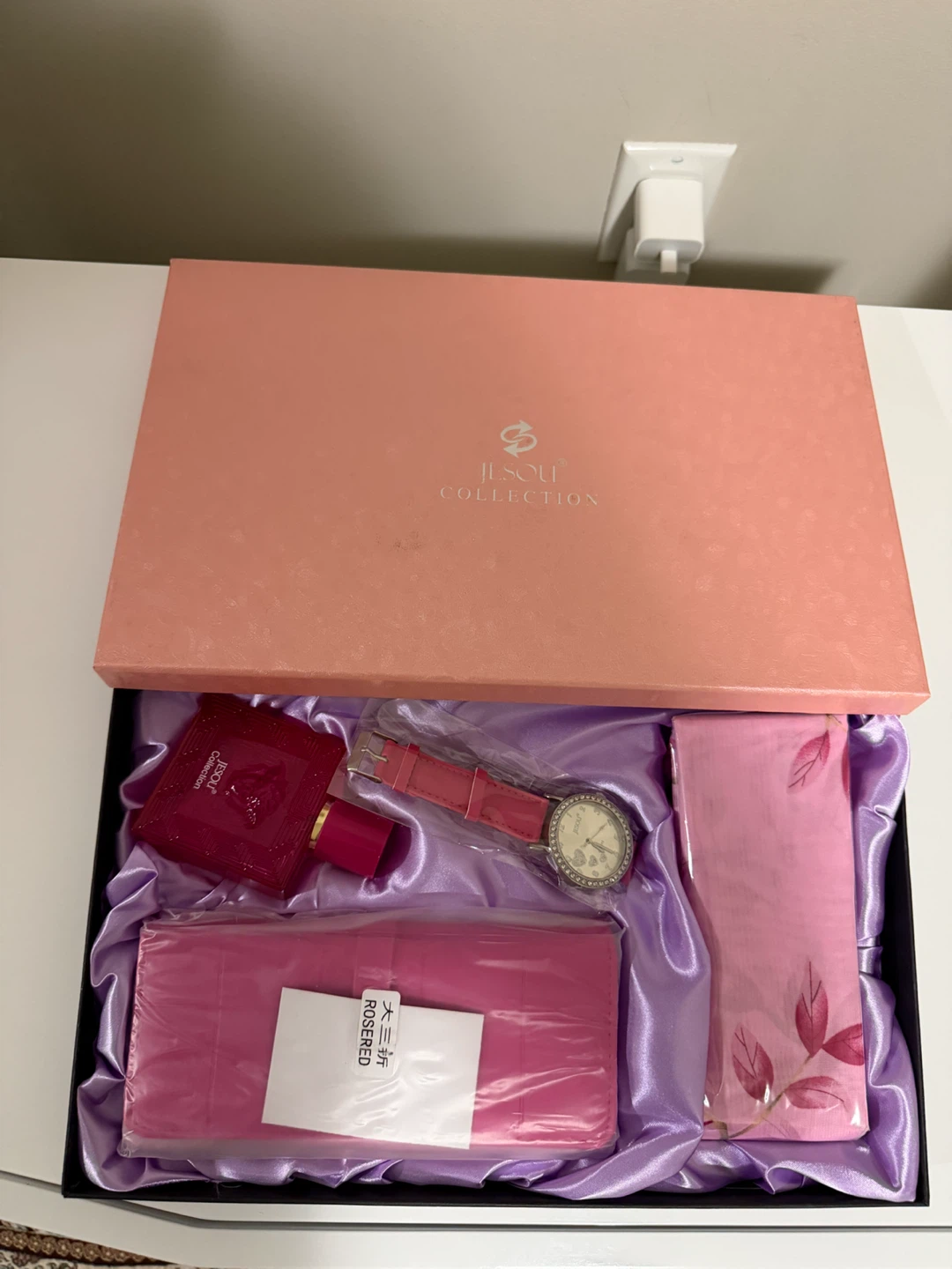 Women’s Gift Set - Perfume, Watch, Wallet, Scarf