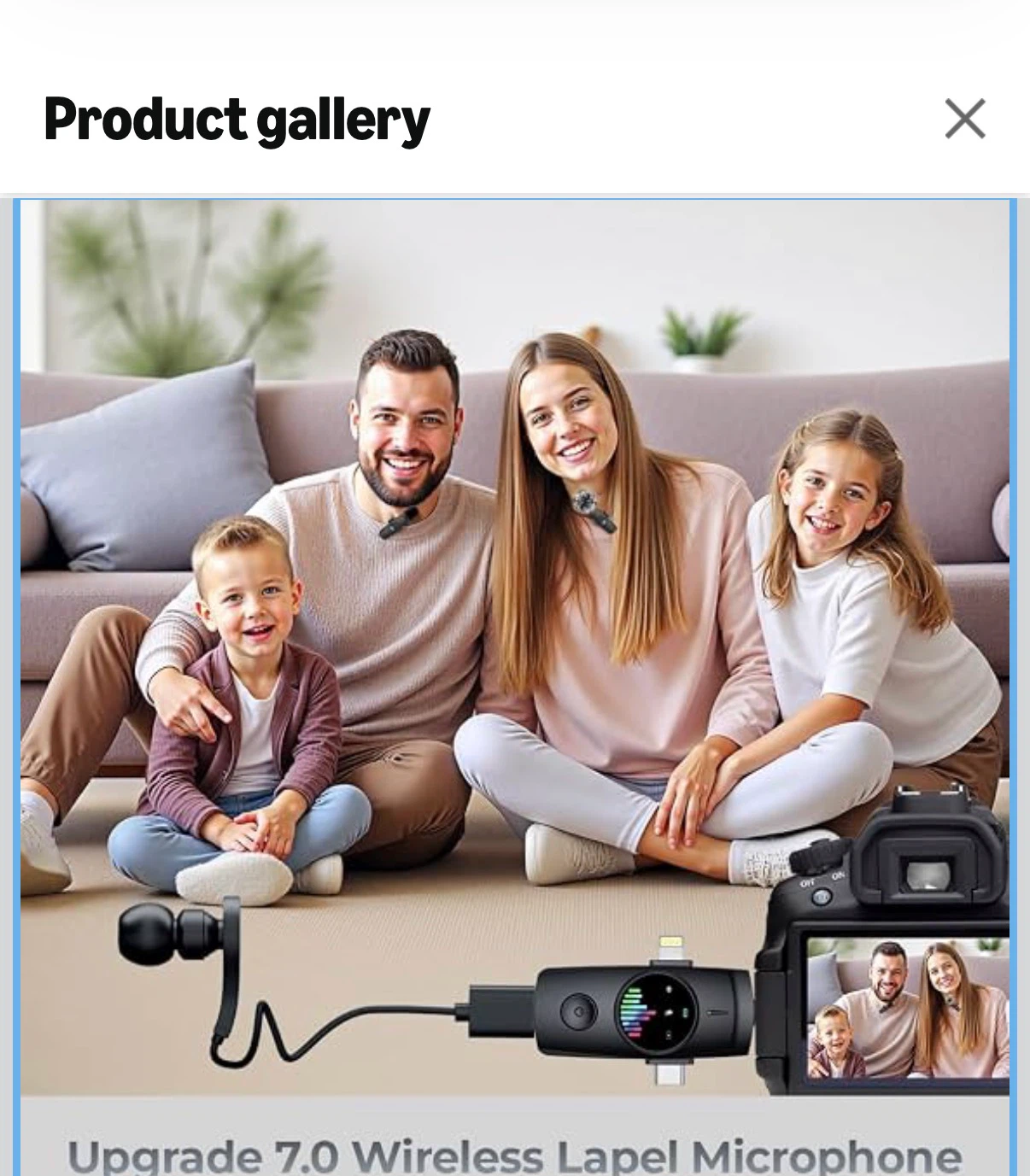 3-in-1 Wireless Lavalier Microphone - photo 4