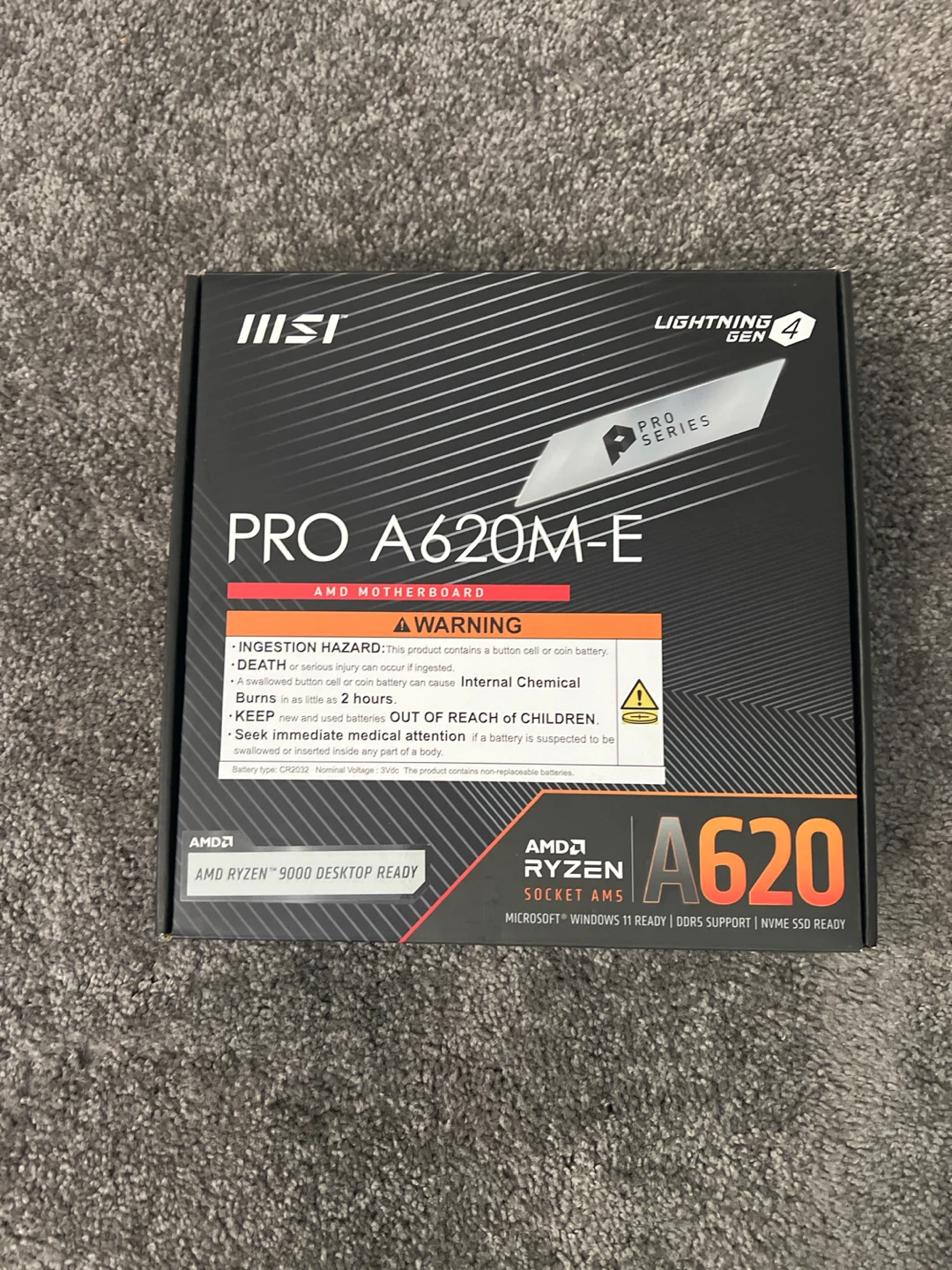 Reserved - MSI PRO A620M-E AMD Motherboard - photo 5