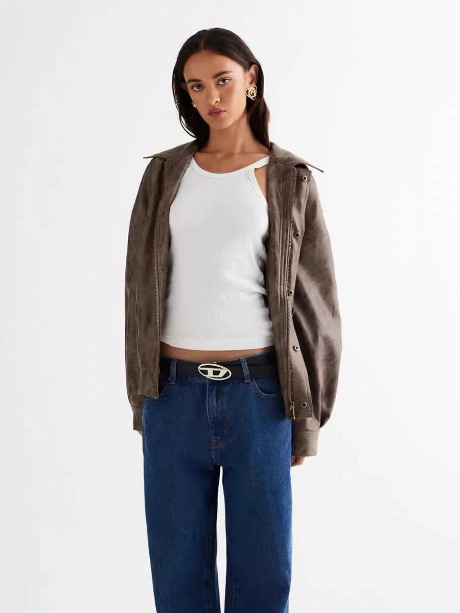 Lioness Brown Faux Fur Bomber Jacket