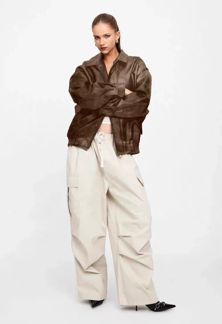 Lioness Brown Faux Fur Bomber Jacket - photo 3