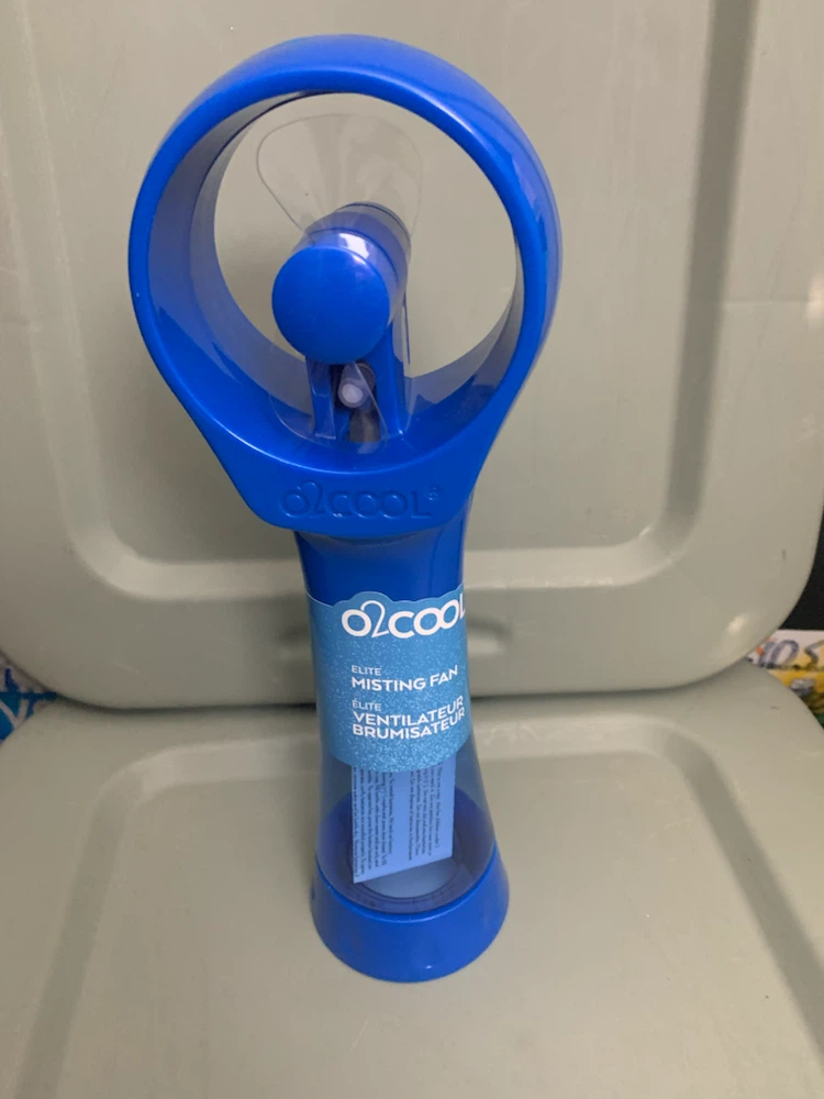 O2COOL Elite Misting Fan Blue