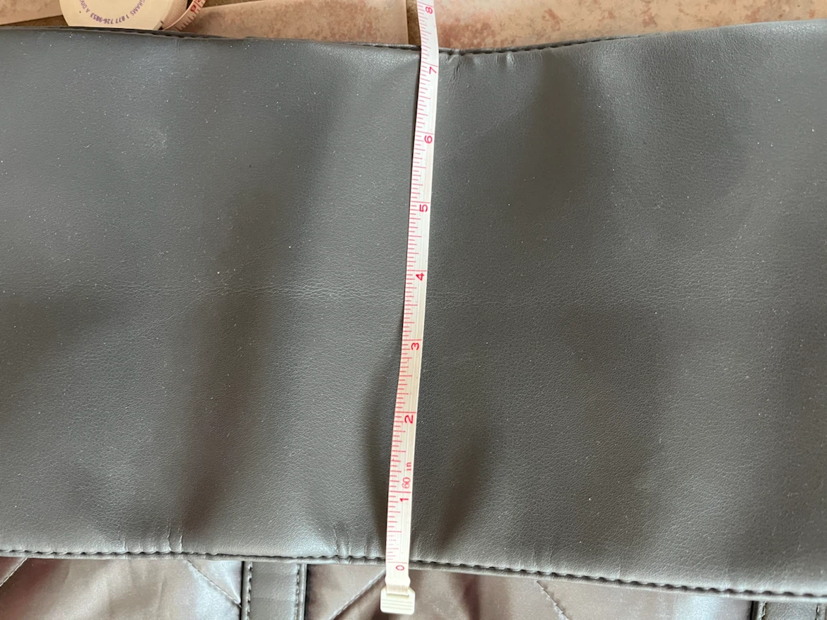 Quilted Metallic Duffel Bag - Grey - photo 5
