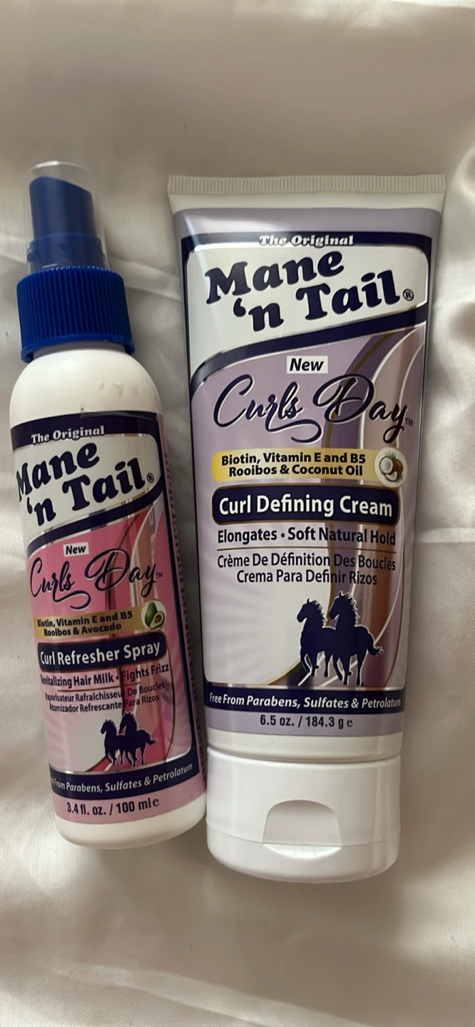 Mane 'n Tail Curls Day Curl Defining Cream & Refresher Spray