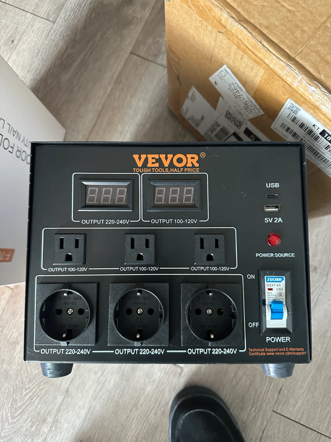 VEVOR Voltage Converter 5000VA