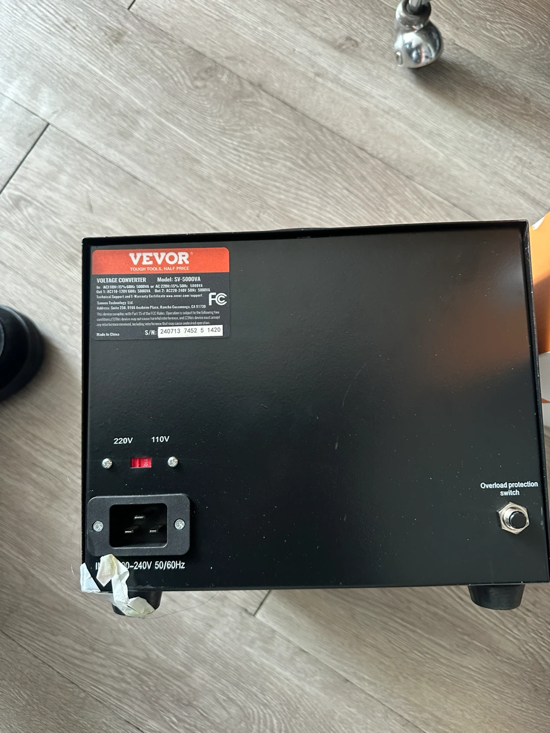 VEVOR Voltage Converter 5000VA - photo 2