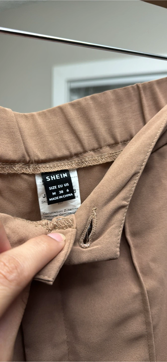 Shein Women's Brown Pants Size M - photo 2