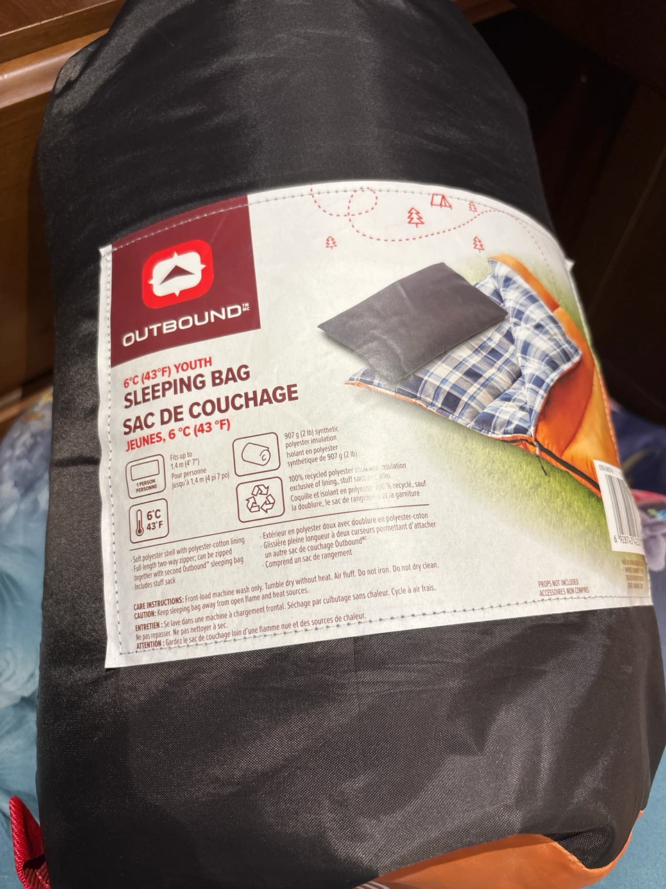 Outbound Youth Sleeping Bag 6°C (43°F)