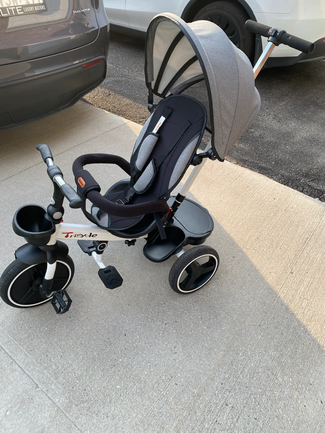 Ubravoo 5-in-1 Baby Tricycle Stroller – Like New – $100