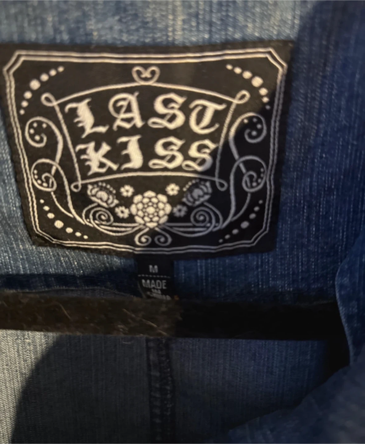 Last Kiss Denim Jacket Medium - photo 3
