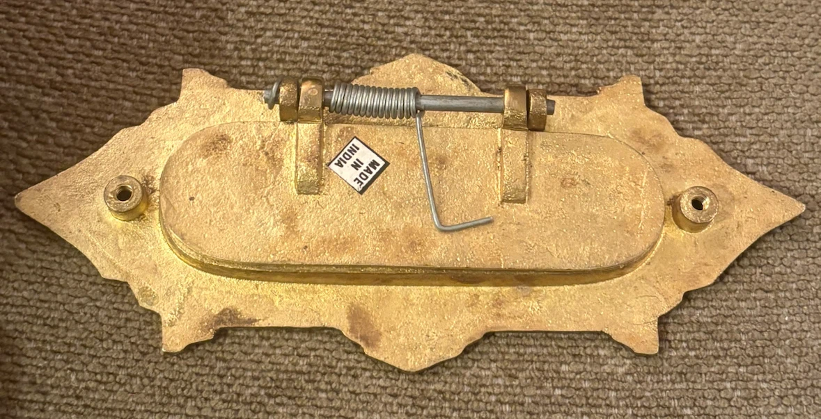Brass Letter Slot Plate 4&3/4 opening 7&1/4 plate - photo 2