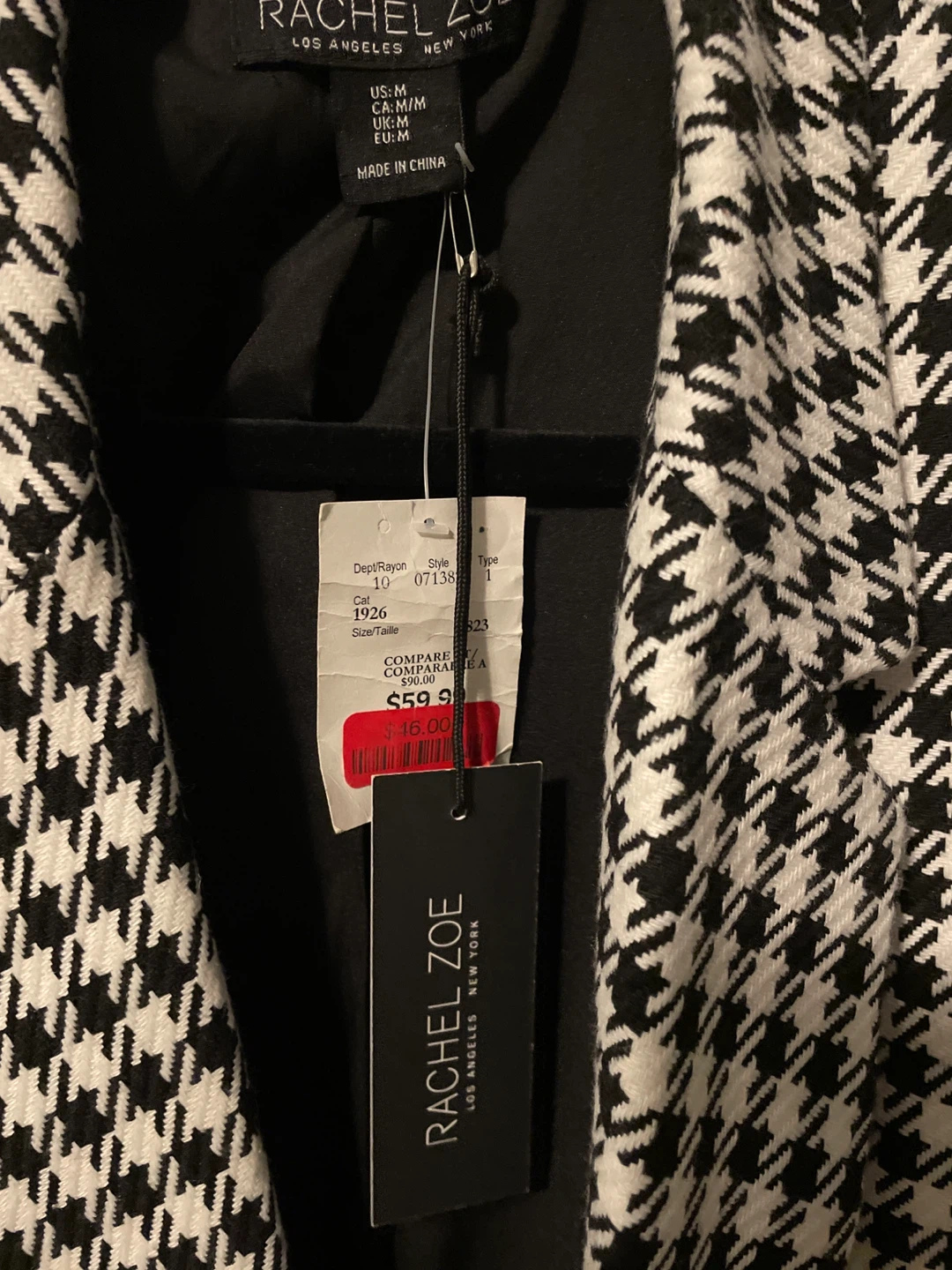 Rachel Zoe Houndstooth Blazer - photo 2