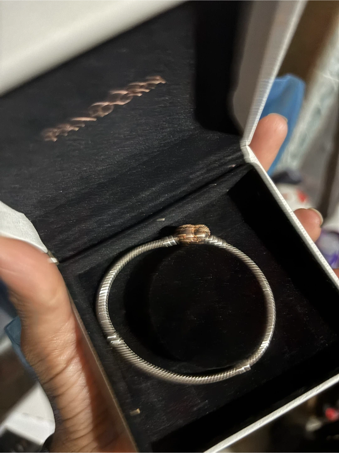 Pandora Sterling Silver Heart Clasp Bracelet - photo 3